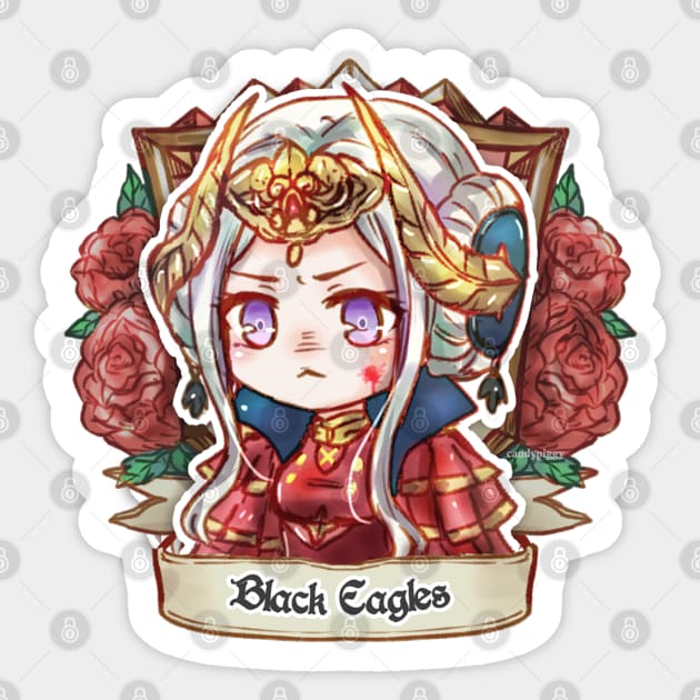 Edelgard of the Black Eagles! (Timeskip) Sticker by candypiggy